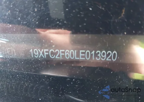 2020 Honda Civic Lx from USA, damaged, VIN 19XFC2F60LE013920